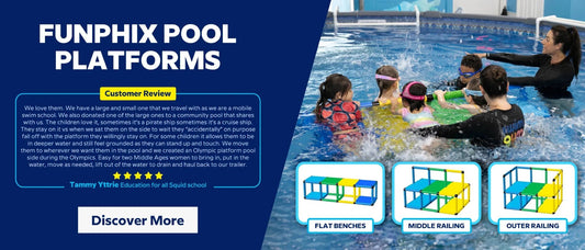 Boost pool confidence with our children's swimming platforms