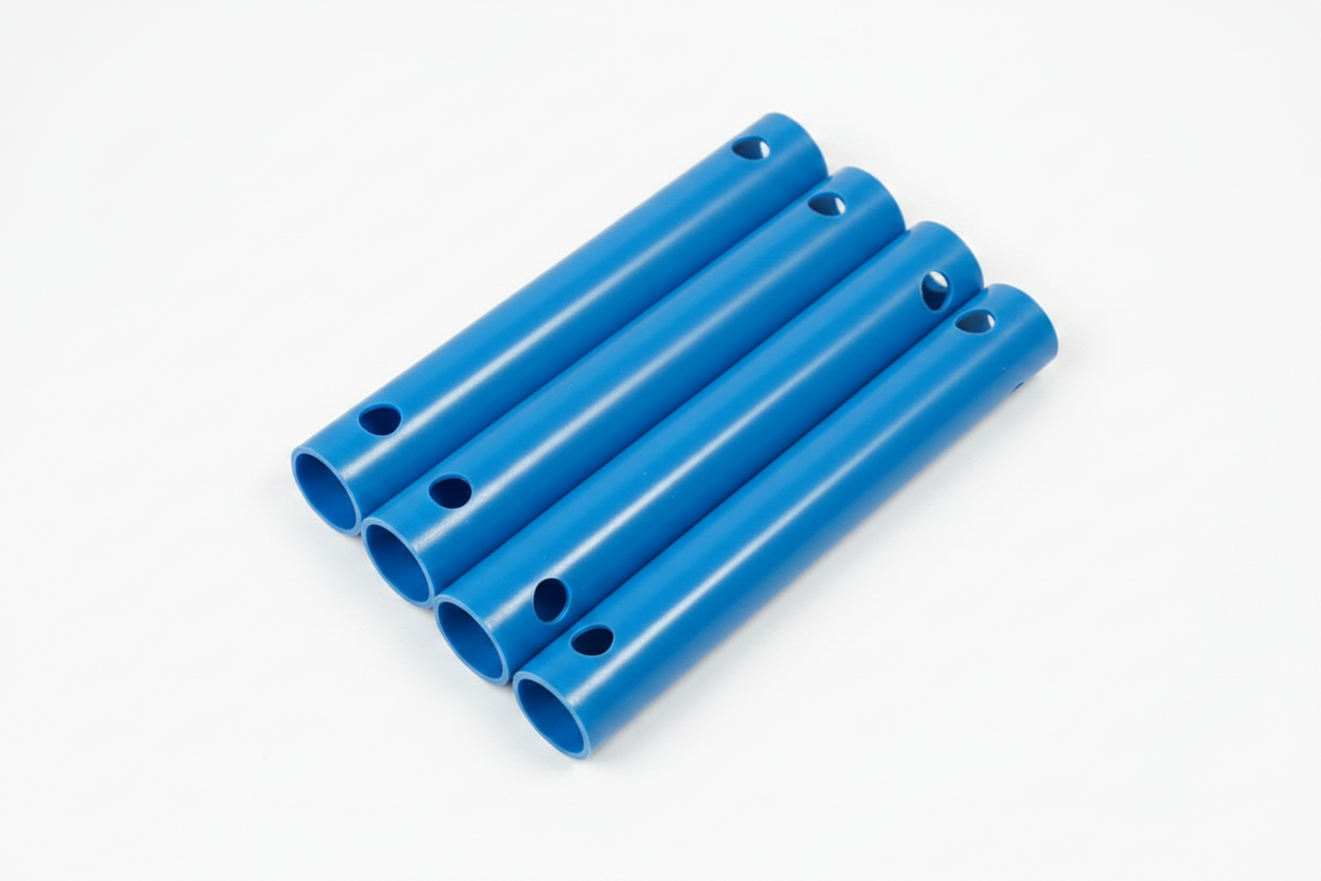 Funphix 35cm Tubes Set - 4 Blue tubes for Creative Building Fun