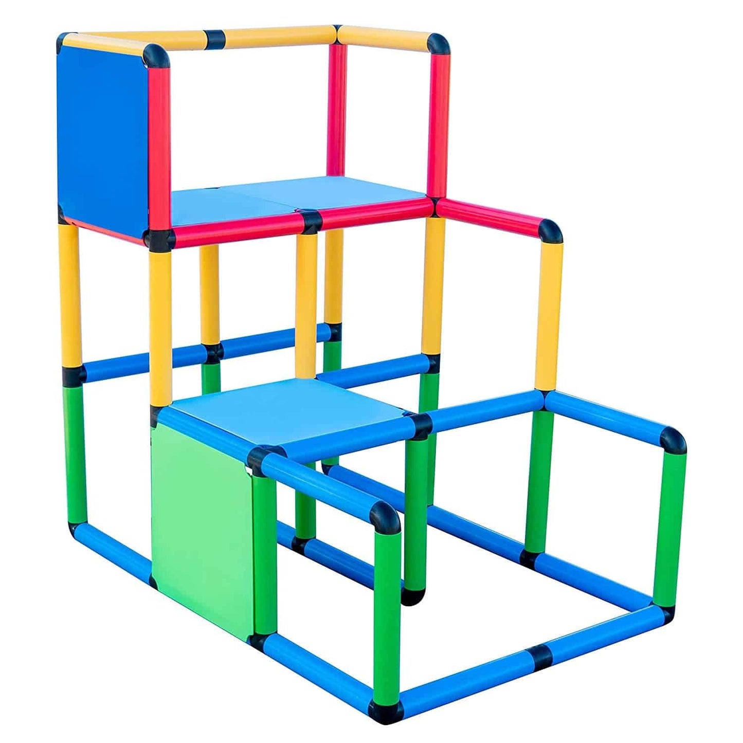 Funphix UK Deluxe Kit indoor outdoor playset designed as a multi-level climbing structure perfect for adventurous children.