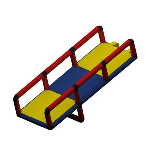 Funphix Add on '3 Panel Slide' - Brightly coloured creative play structure slide designed for enhancing outdoor play and motor skills for children.