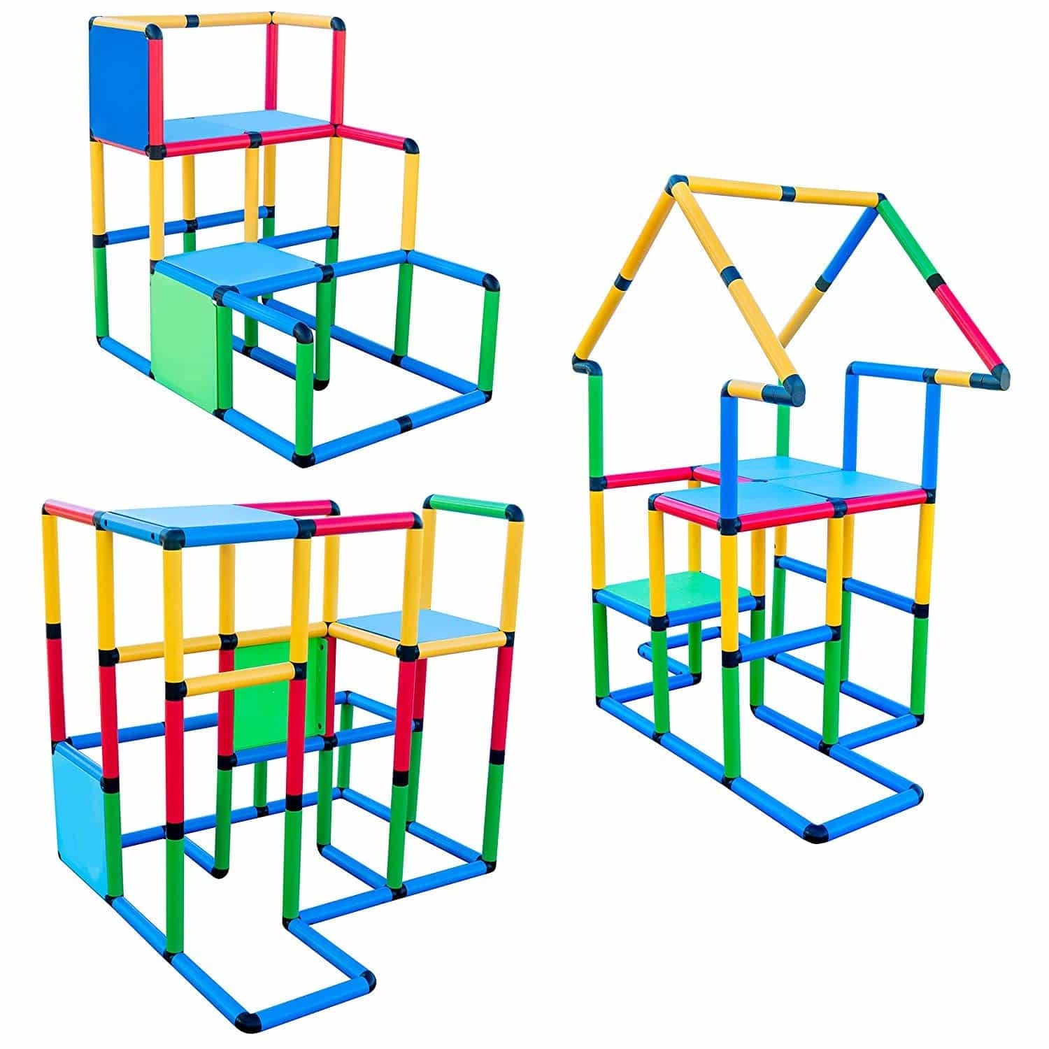 Funphix UK Deluxe Kit indoor outdoor playset featuring a colorful climbing structure design suitable for children.