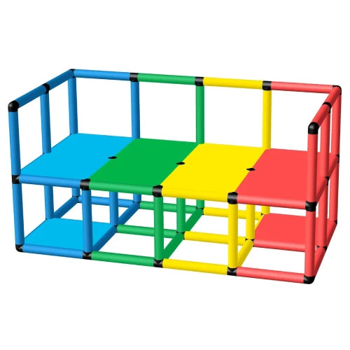 Funphix Extra-Wide Outer Railing Pool Platform showcases a colourful and sturdy construction, ideal for enhanced safety and versatility. Perfect for residential or commercial use.
