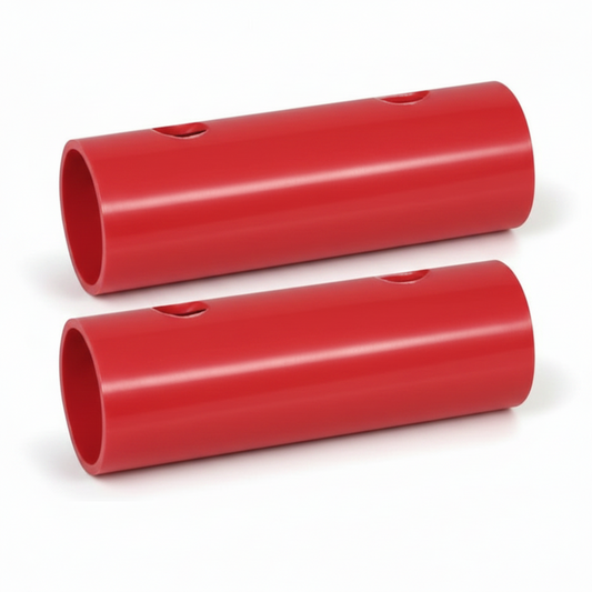 15cm Tubes X2 Red