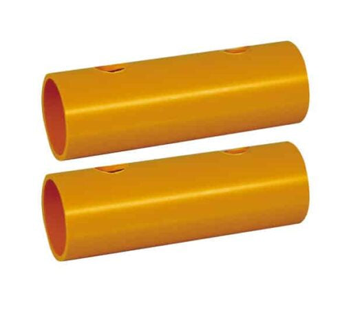 5.8″ Yellow Tubes X2 by Funphix - Perfect for expanding your collection of creative building toys.